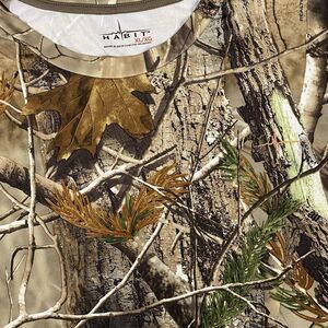 Habit Realtree Camo Men's XL Short Sleeve‎ Crew Neck Shirt